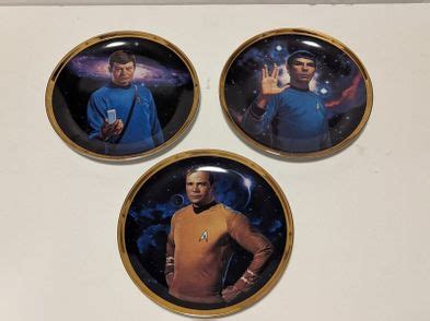 star trek collectors plates for sale .